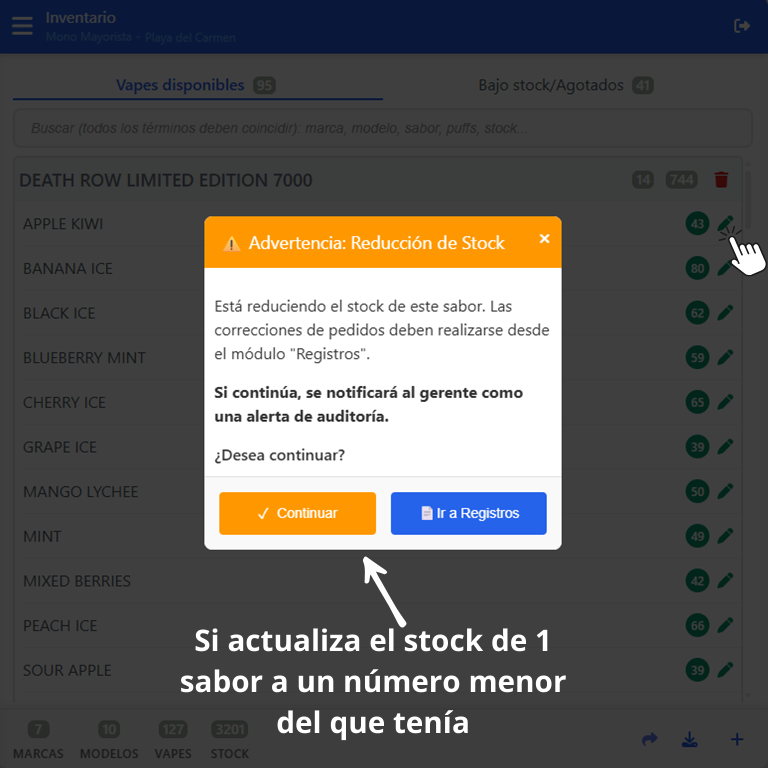 Advertencias